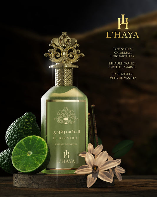L’HAYA- ELIXIR VERDE- EXTRAIT DE PARFUM 100ml