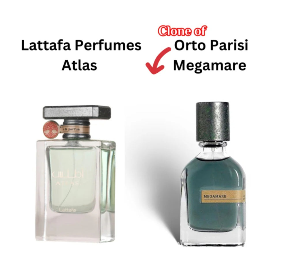 Lattafa Atlas Eau de Parfum Spray para Unisex, 1.85 onzas