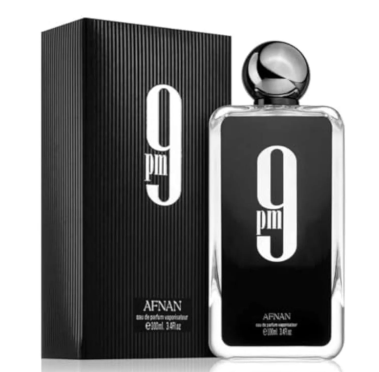AFNAN 9 PM for Men Eau de Parfum Spray, 3.4 Ounce