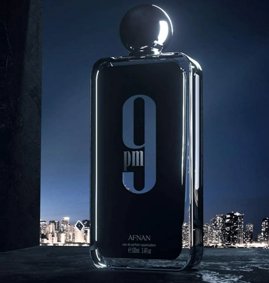AFNAN 9 PM for Men Eau de Parfum Spray, 3.4 Ounce