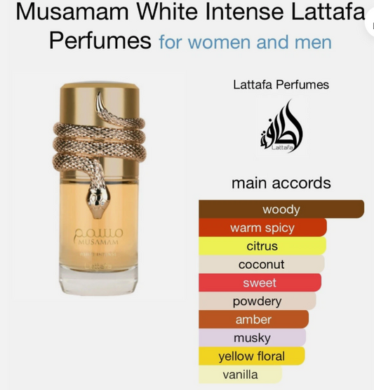 Musamam White Intense Lattafa 100ml