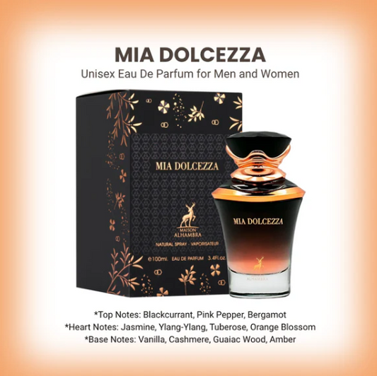 MIA DOLCEZZA WOMEN EDP - 100ML (3.4oz) BY MAISON ALHAMBRA