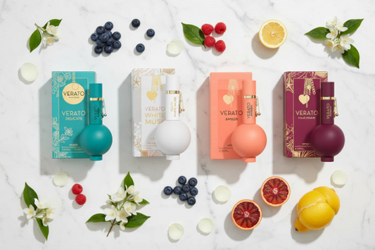 MIRADA PERFUMES SET 4 VERATO by MIRADA PERFUMES - 4 Premium Fragrances for Women - Sweet Floral Elegant Long Lasting Scents - Perfect Gift Option
