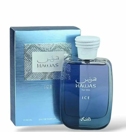 Rasasi Hawas Ice para hombres Eau de Parfum, 100ml Fragancia arabes premium